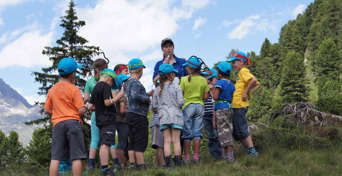 Programme d'enfants avec «Expedition Ameise»  © Pro Natura Zentrum Aletsch