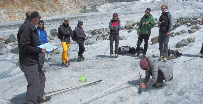 Science au Glacier d'Aletsch  © Pro Natura Zentrum Aletsch