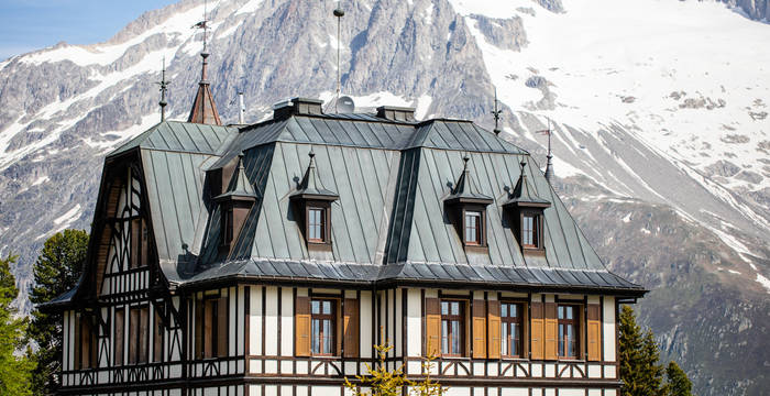 Dach der Villa Cassel
