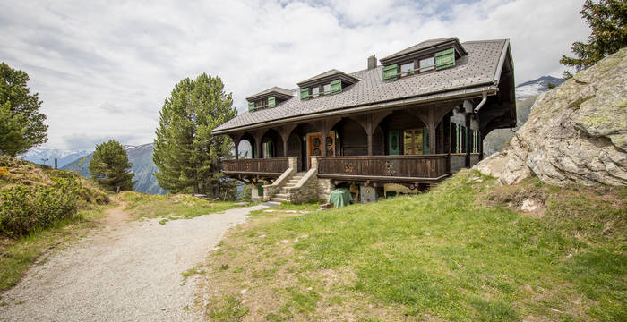 Chalet Cassel aus der Sicht der Villa Cassel