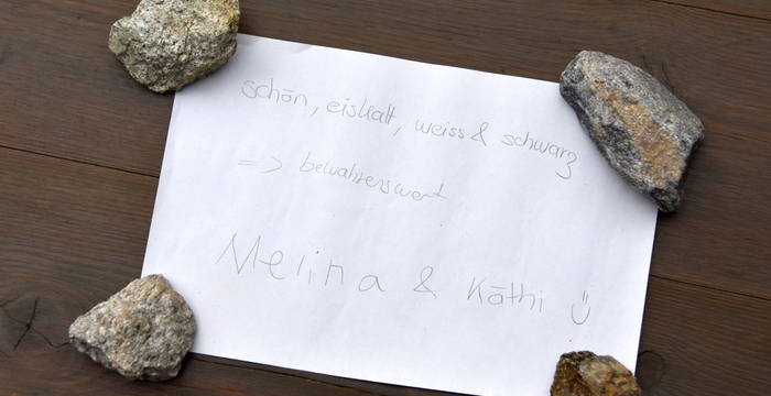 Flaschenpost @ Pro Natura Zentrum Aletsch