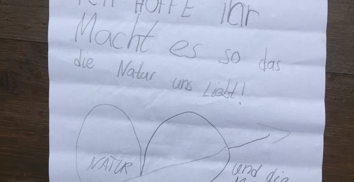 Flaschenpost @ Pro Natura Zentrum Aletsch