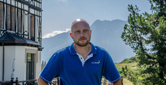 Jérôme Metthez, Hausteam © Pro Natura Zentrum Altesch