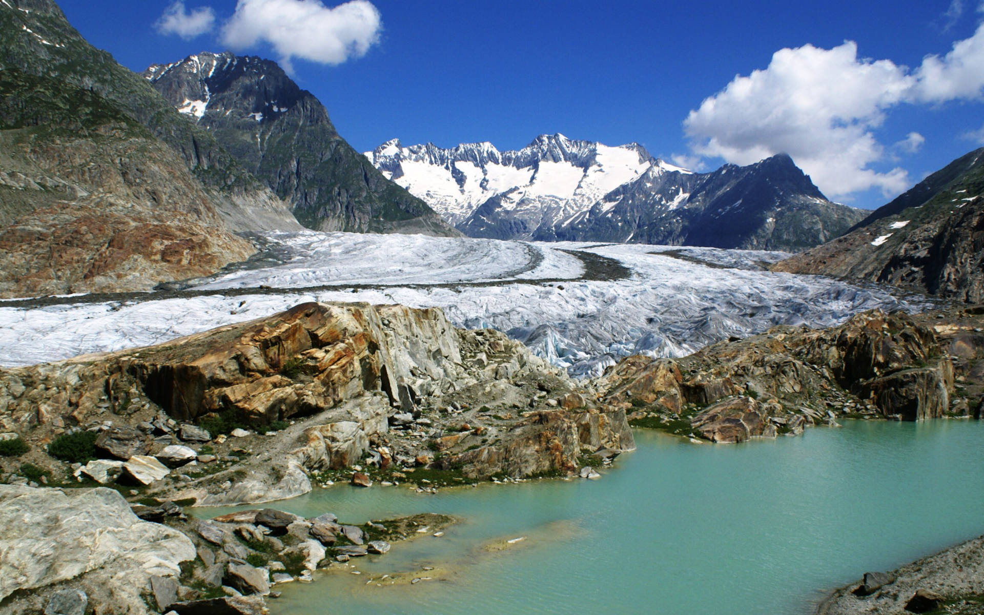 Der Grosse Aletschgletscher © Pro Natura Zentrum Aletsch