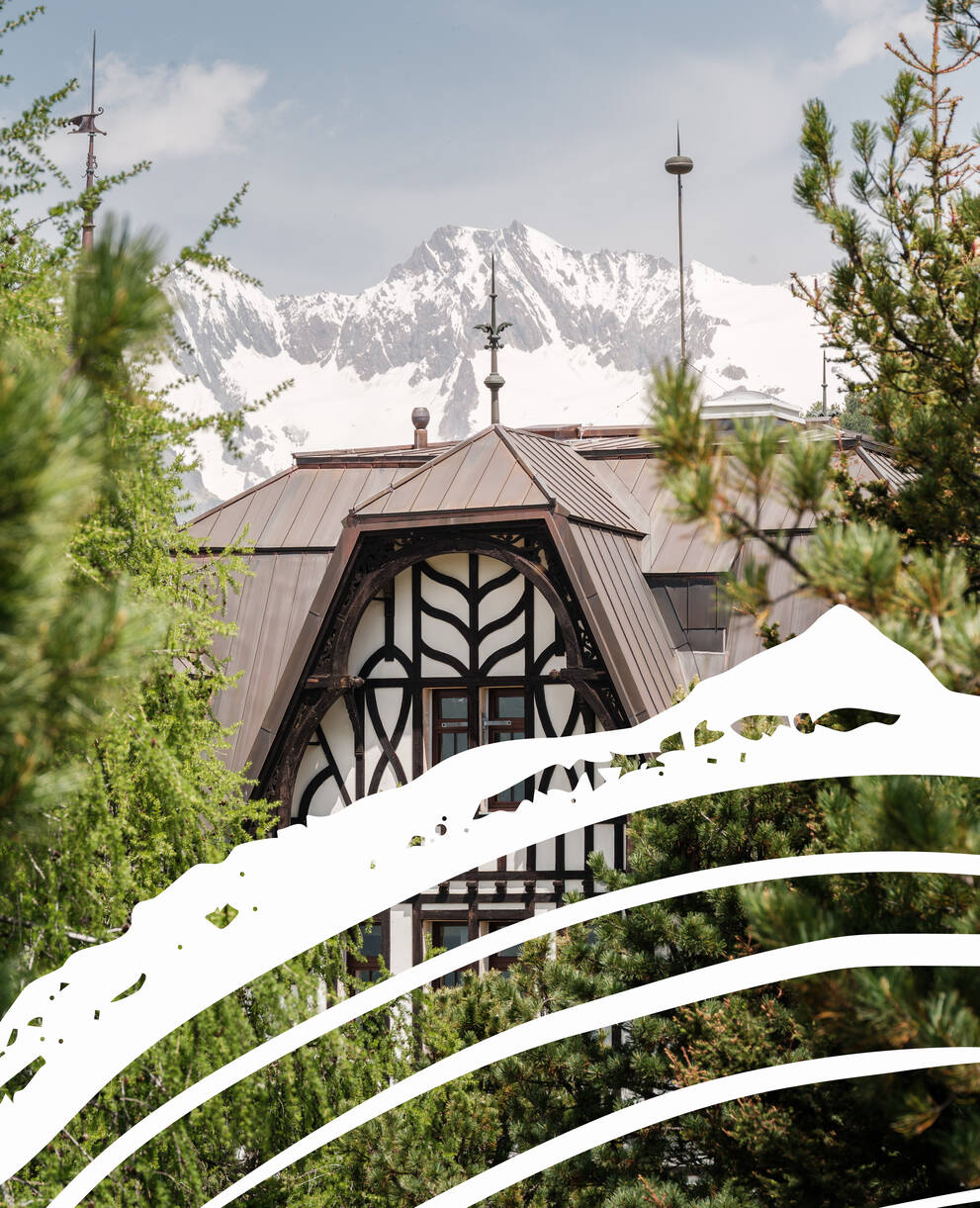 Villa Cassel mit Jubiläumslogo